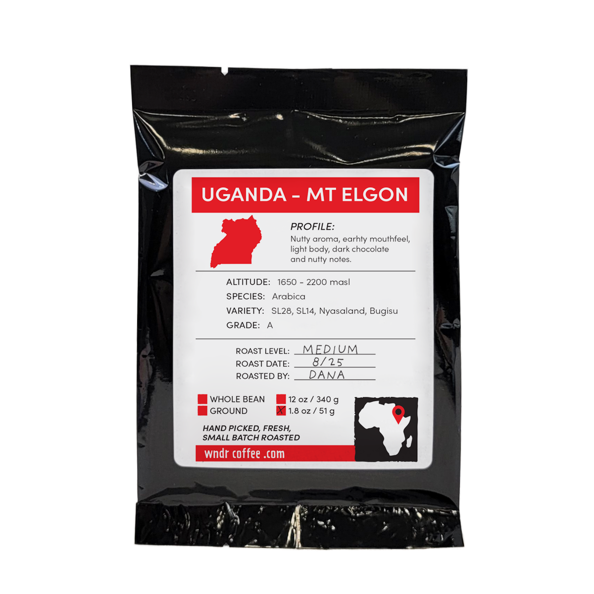 Uganda - Mt Elgon - Grade A - Africa