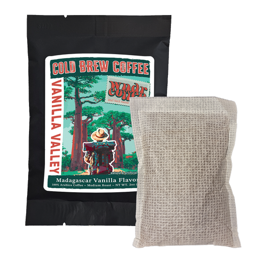 2oz. Cold Brew Pitcher Pouch - Vanilla Valley - Madagascar Vanilla Flavored Coffee