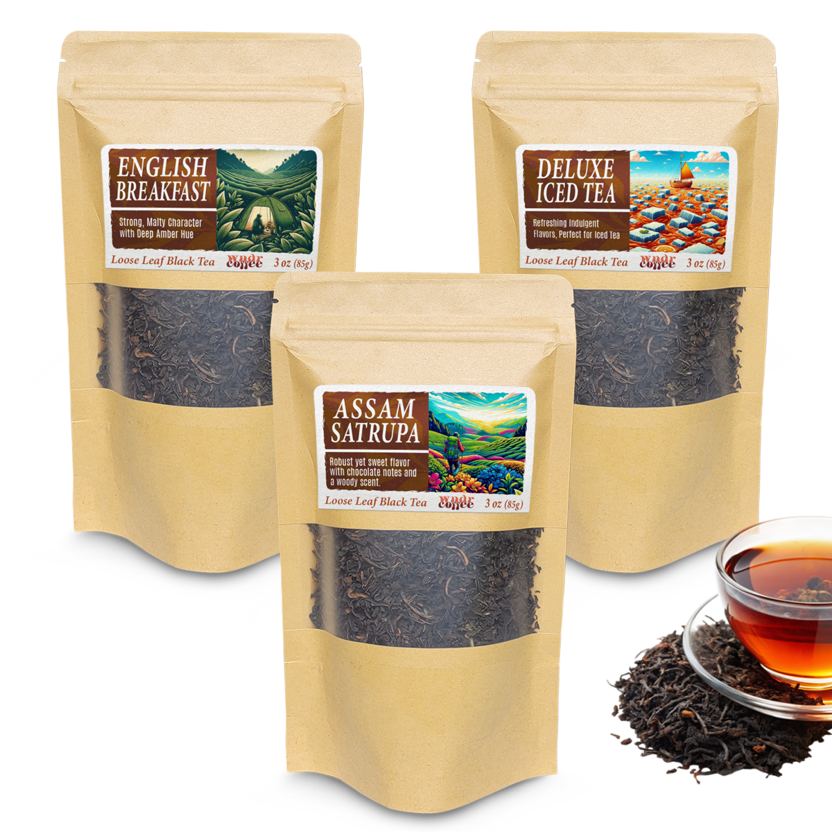 Loose Leaf Black Tea Sample Set