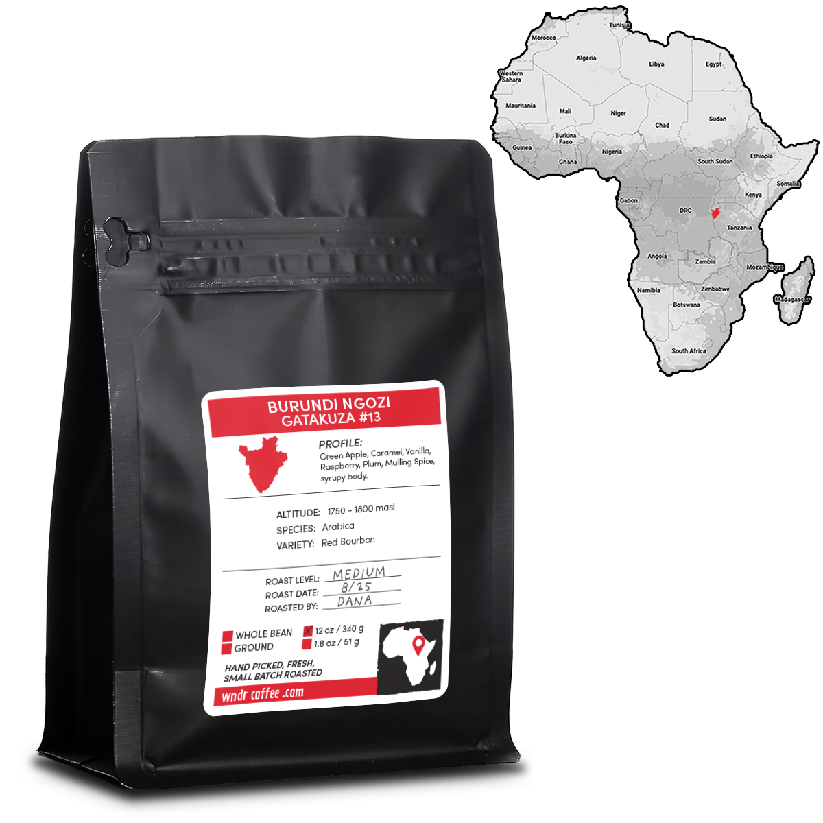 Burundi Ngozi Gatakuza - Lot #13 - Africa