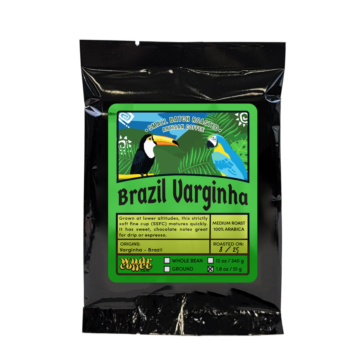 Brazil - Varginha - Full Natural - 12oz - South America