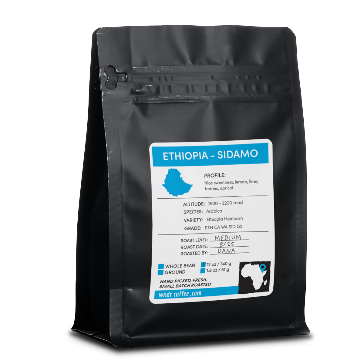 Ethiopia Sidamo - Fair Trade and Organic - Grade 2