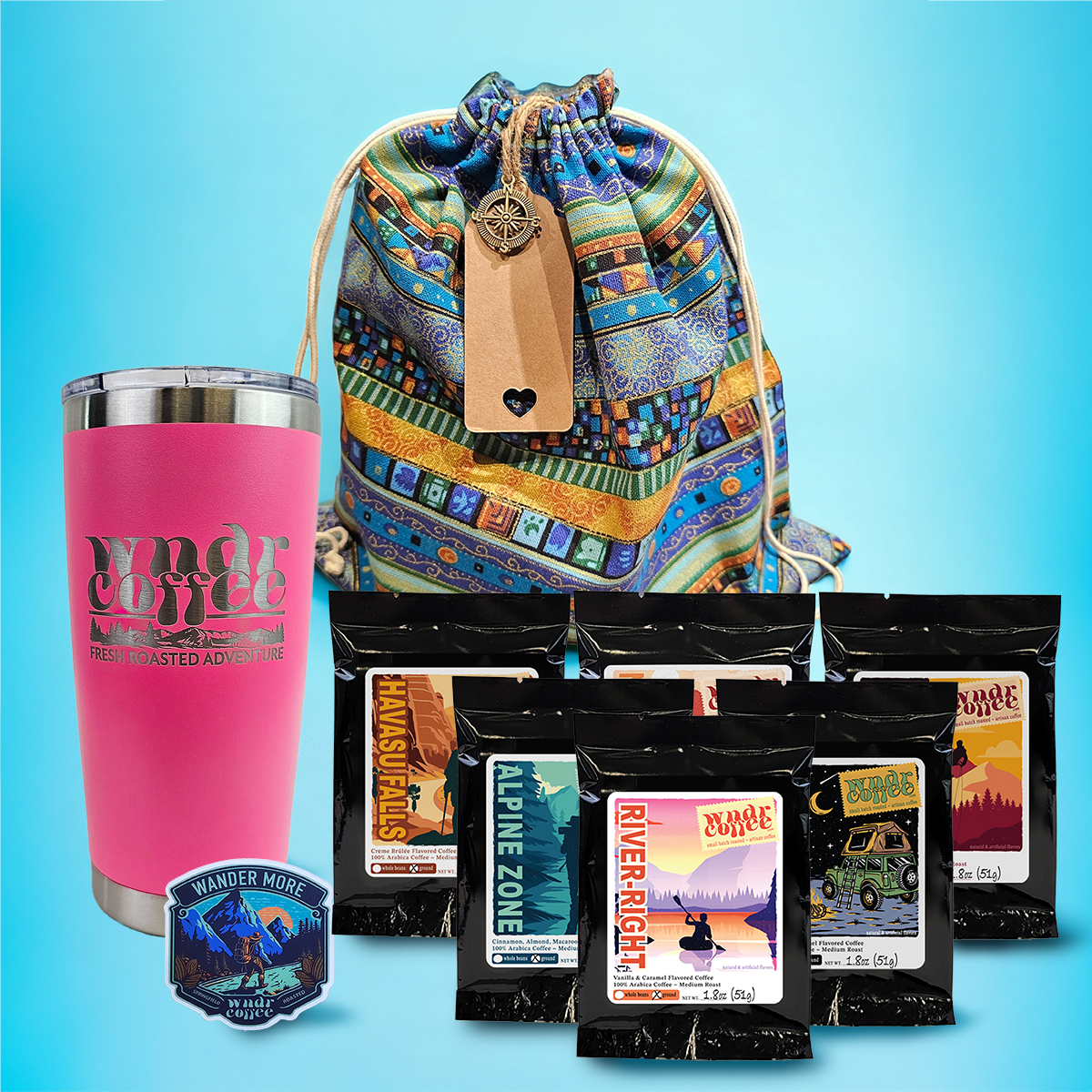 Gift-Set-1.8oz-flavored-reg-neonpink-tumbler-wandermoresticker