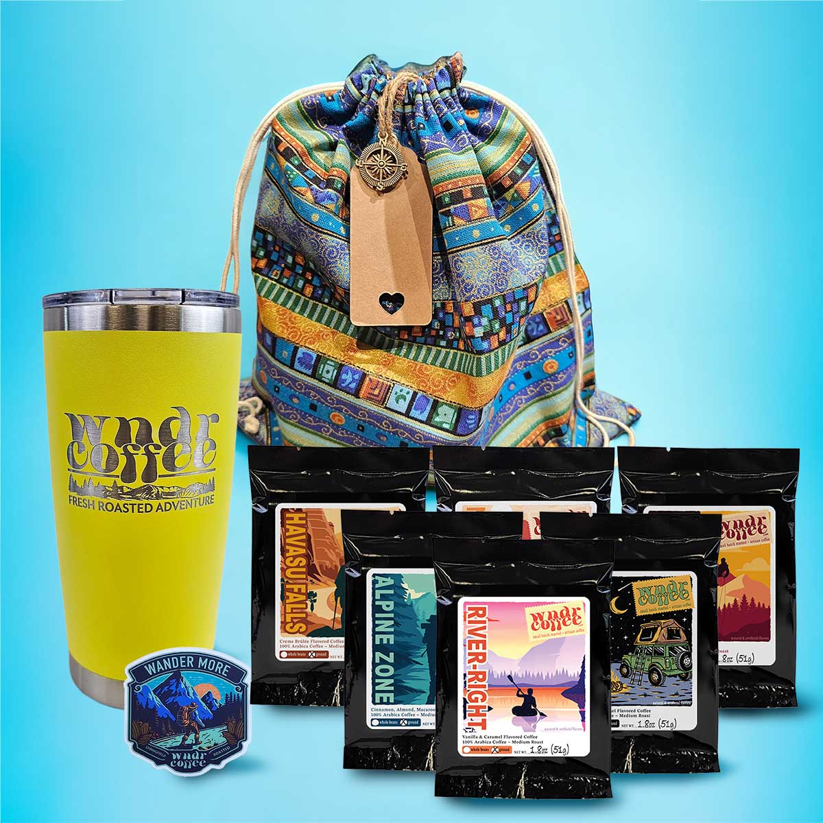 Gift-Set-1.8oz-flavored-reg-neonyellow-tumbler-wandermoresticker