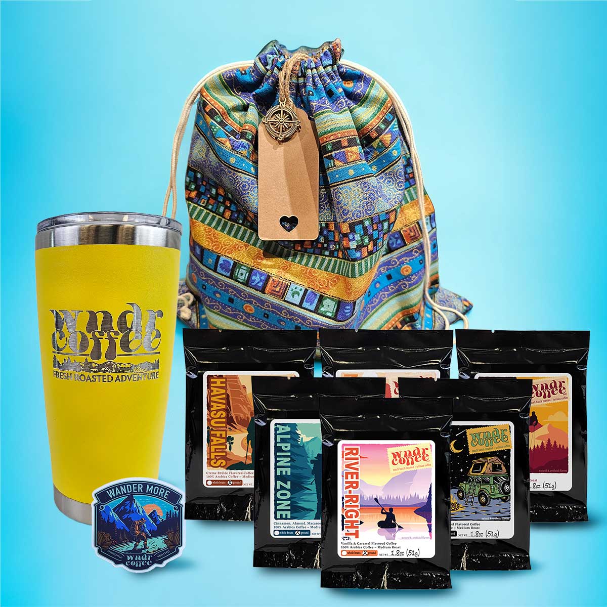 Gift-Set-1.8oz-flavored-reg-yellow-tumbler-wandermoresticker