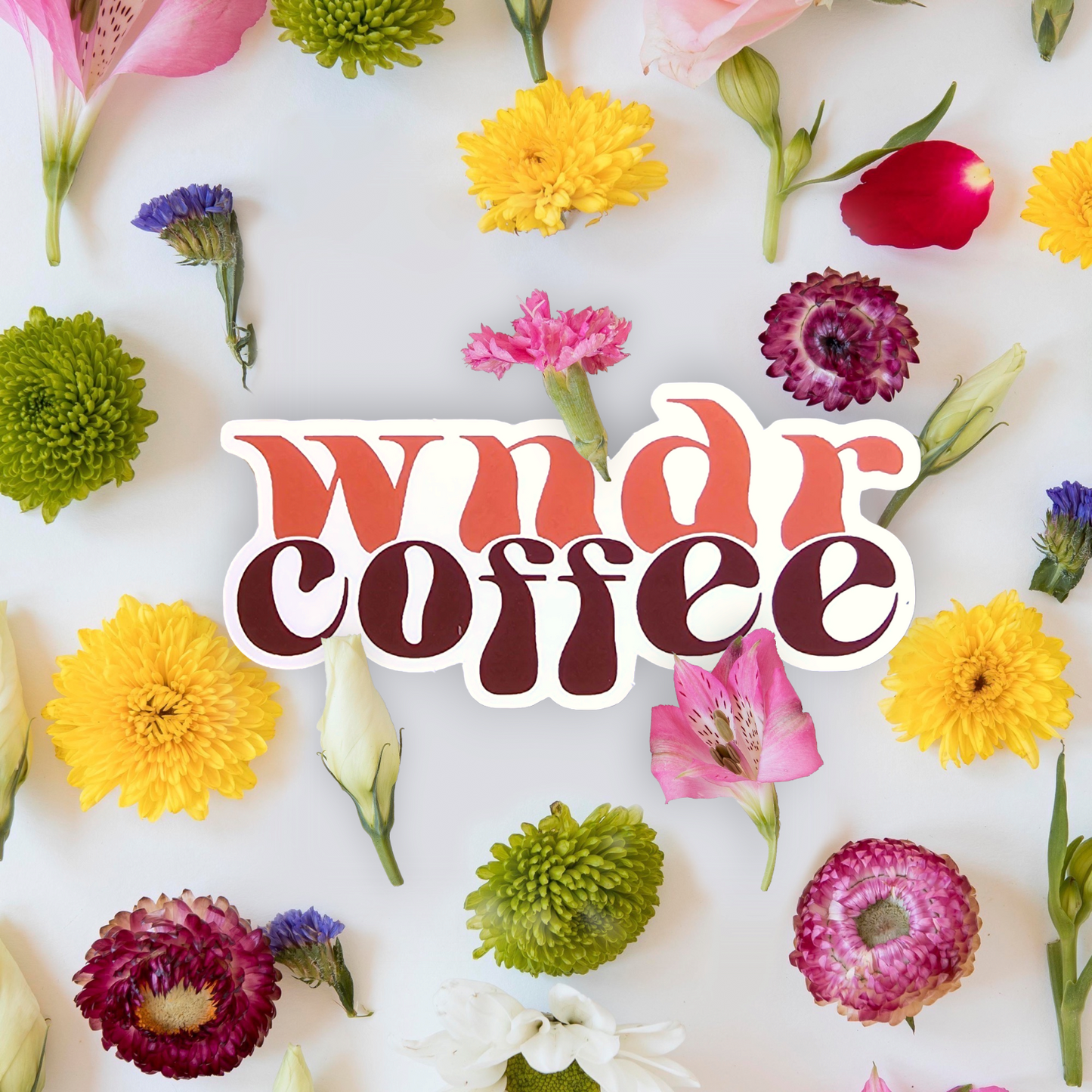 WNDR Coffee Vinyl Sticker
