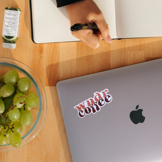 WNDR Coffee Vinyl Sticker