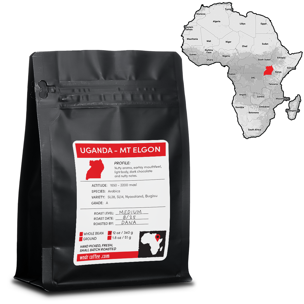 Uganda - Mt Elgon - Grade A - Africa
