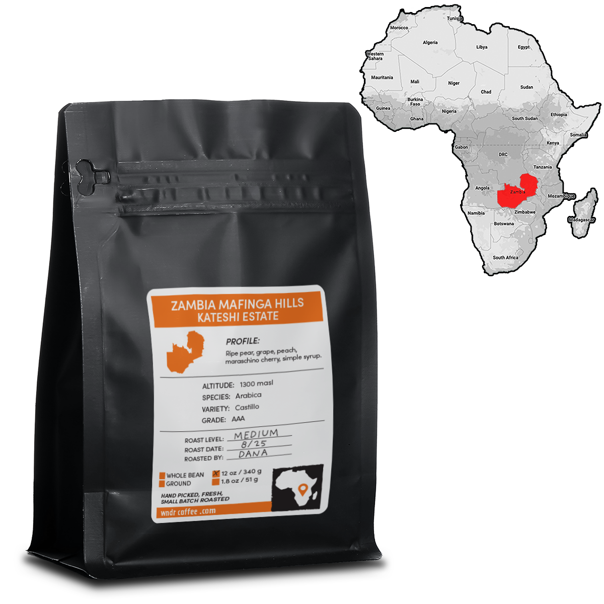Zambia Mafinga Hills AAA - Kateshi Estate - Africa
