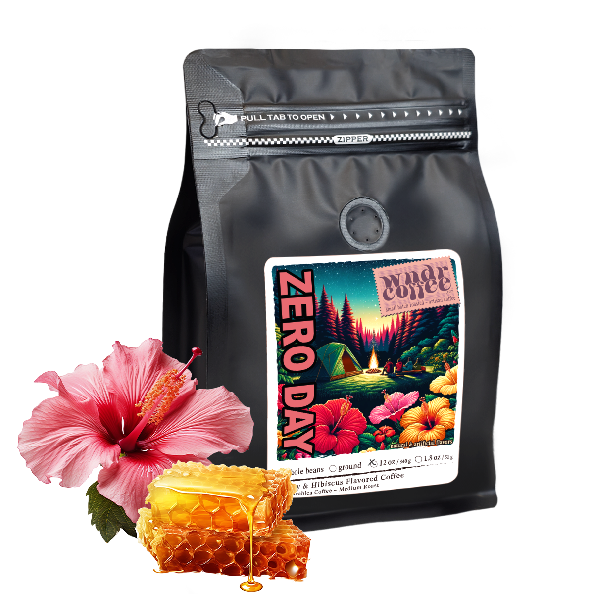 zero-day-decaf-12oz-Bag-flowers_honey