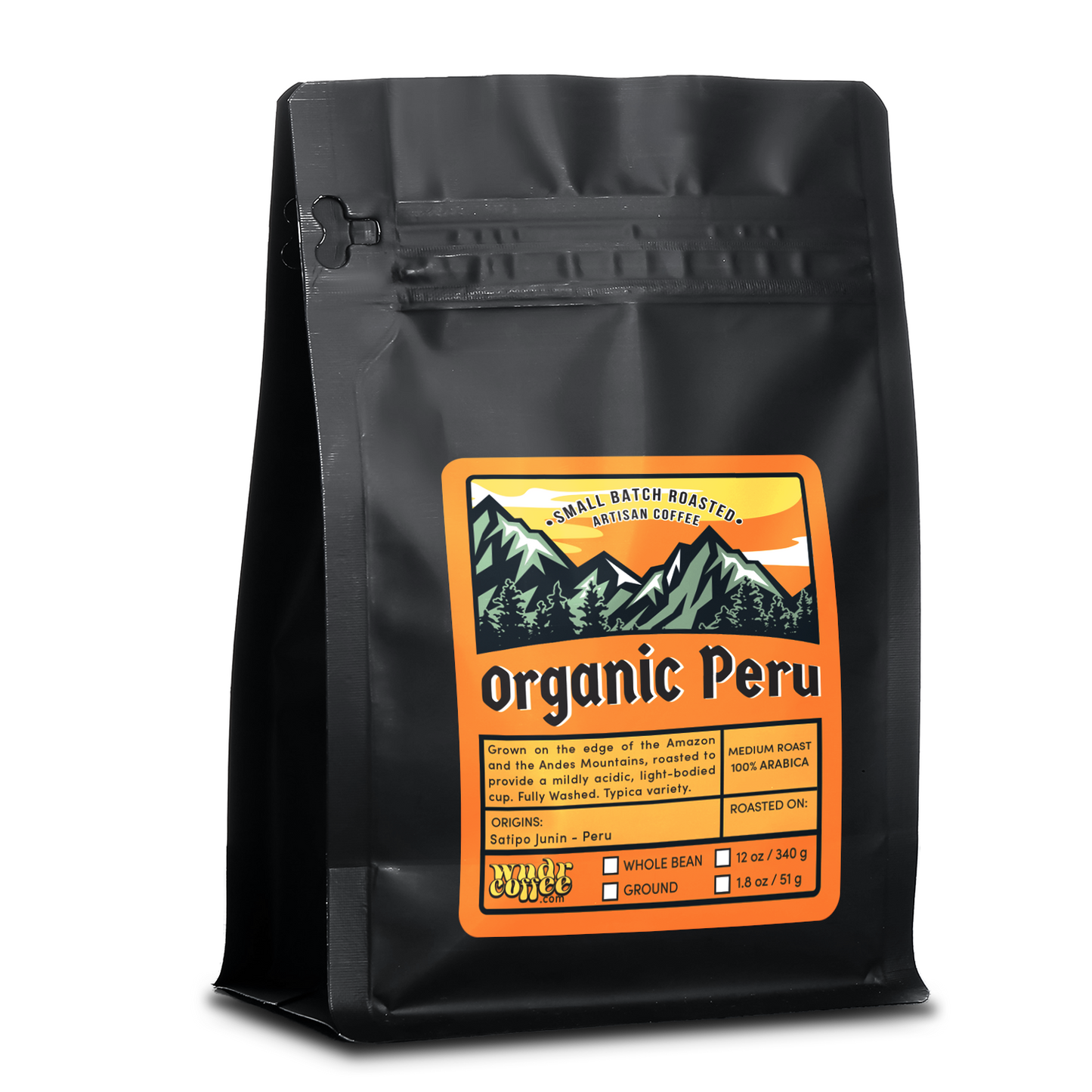 12 oz Bag of Organic Peru Coffee