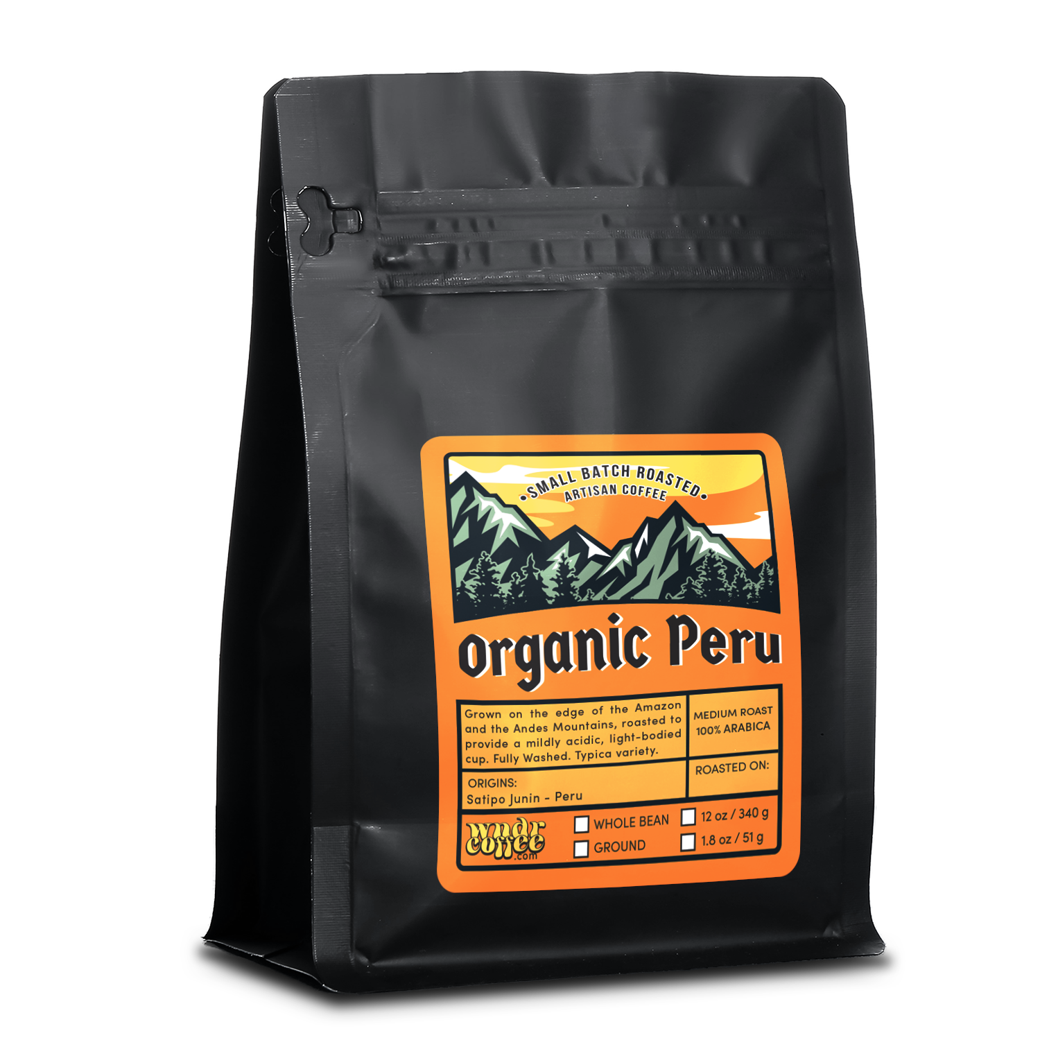 12 oz Bag of Organic Peru Coffee