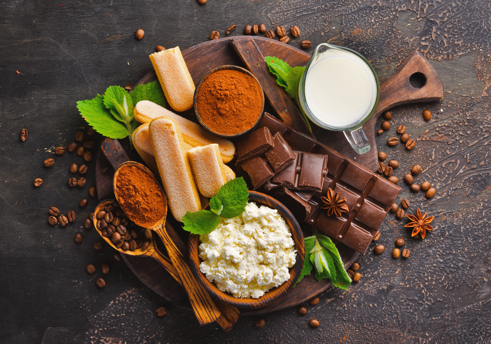 Plate of various flavors