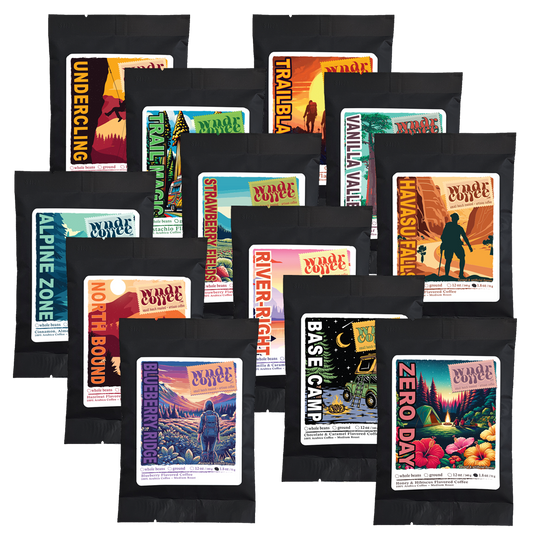 Flavor Exploration Sampler – Flavored Coffee Collection (1.8oz Bags)