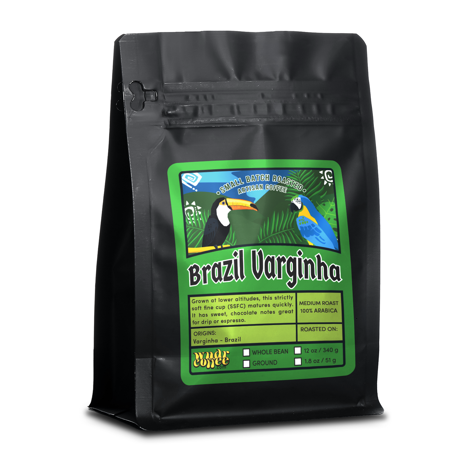 Brazil - Varginha - Full Natural - 12oz - South America