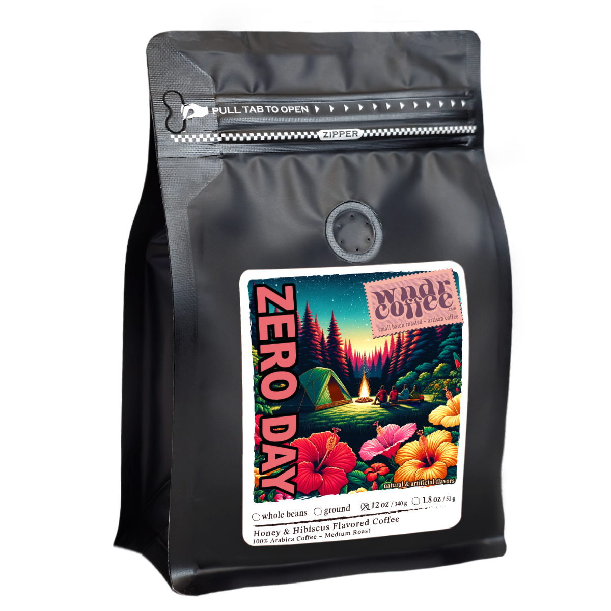 Zero Day 🌺 - Hibiscus & Honey Flavored Coffee – WNDR Coffee